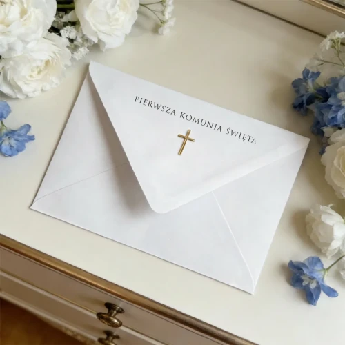 koperta komunijna - krzyżyk .webp
