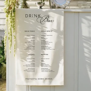 Nadruk na materiale Drink Bar 3