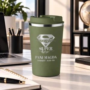 Personalizowany kubek termiczny  dla nauczyciela- wzór 2