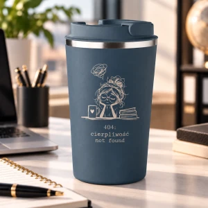 Personalizowany kubek termiczny  dla nauczyciela - wzór 9