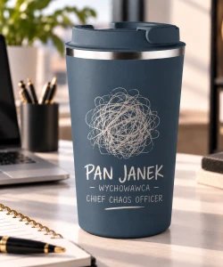 Personalizowany kubek termiczny  dla nauczyciela - wzór 10