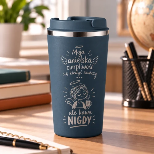 Personalizowany kubek termiczny  dla nauczyciela- wzór 13