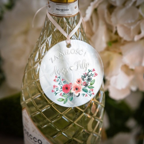 Satynowe zawieszki na alkohol- akrylowe -WZÓR  145